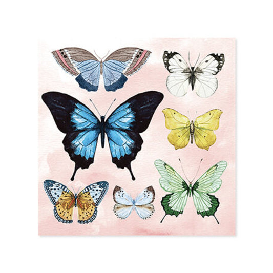 Greeting Card - Watercolor Butterflies