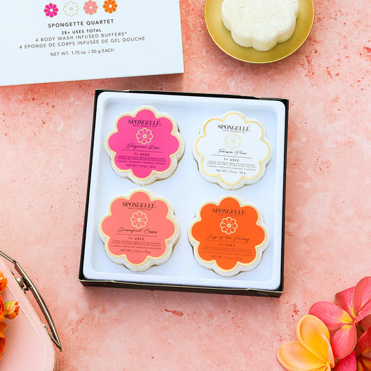 Spongellé Daisy Spongette Quartet Gift Set 1