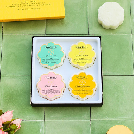 Spongellé Daisy Spongette Quartet Gift Set 2