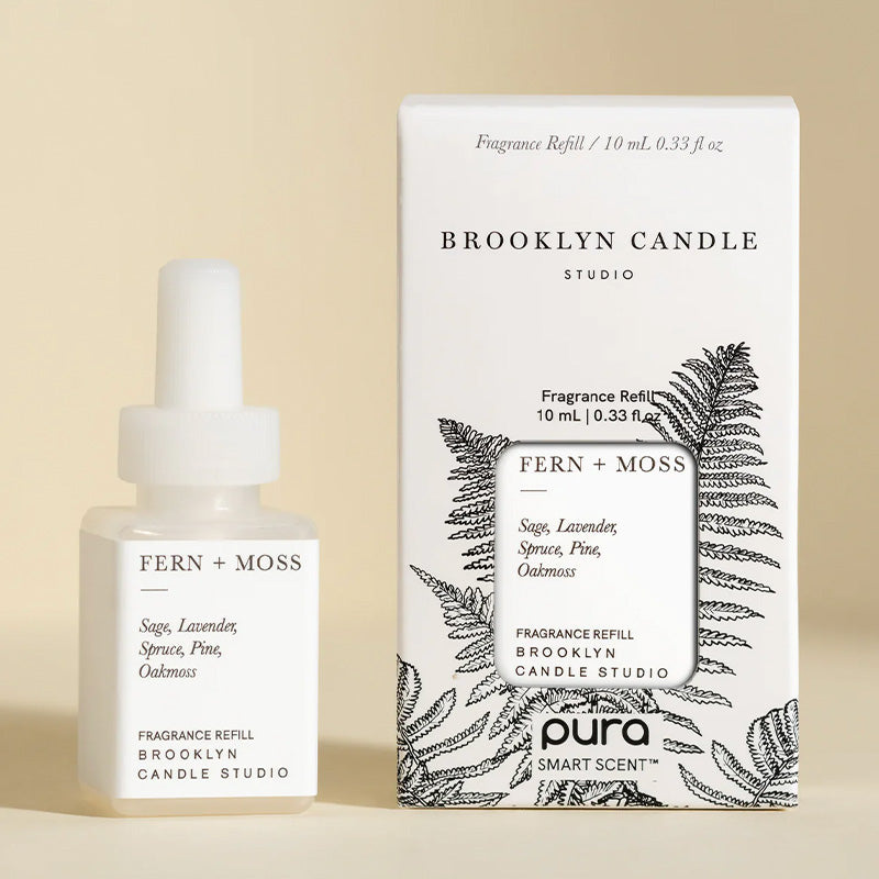 Pura x Brooklyn Candle Studio Diffuser Refill · Fern + Moss