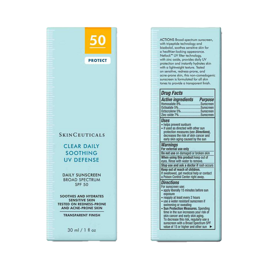 SkinCeuticals Clear Daily Soothing UV Defense Sunscreen SPF 50