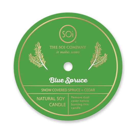 The SOi Co. Holiday Candle - Holly Jolly Blue Spruce