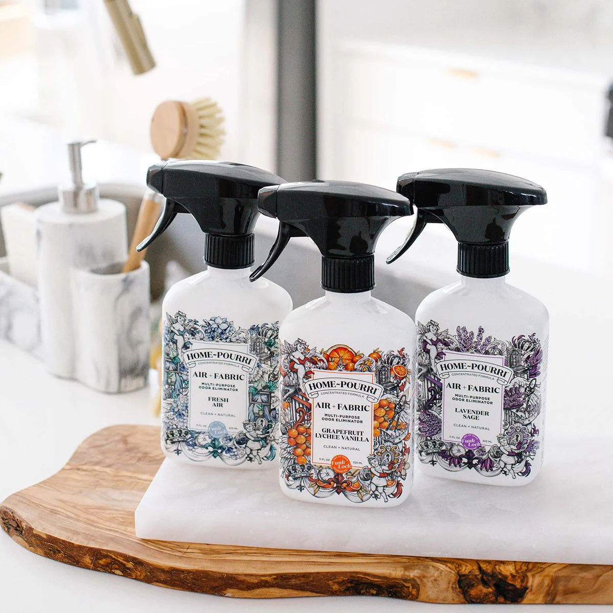 Home~Pourri Multi-Purpose Odor Freshener - Grapefruit Lychee Vanilla