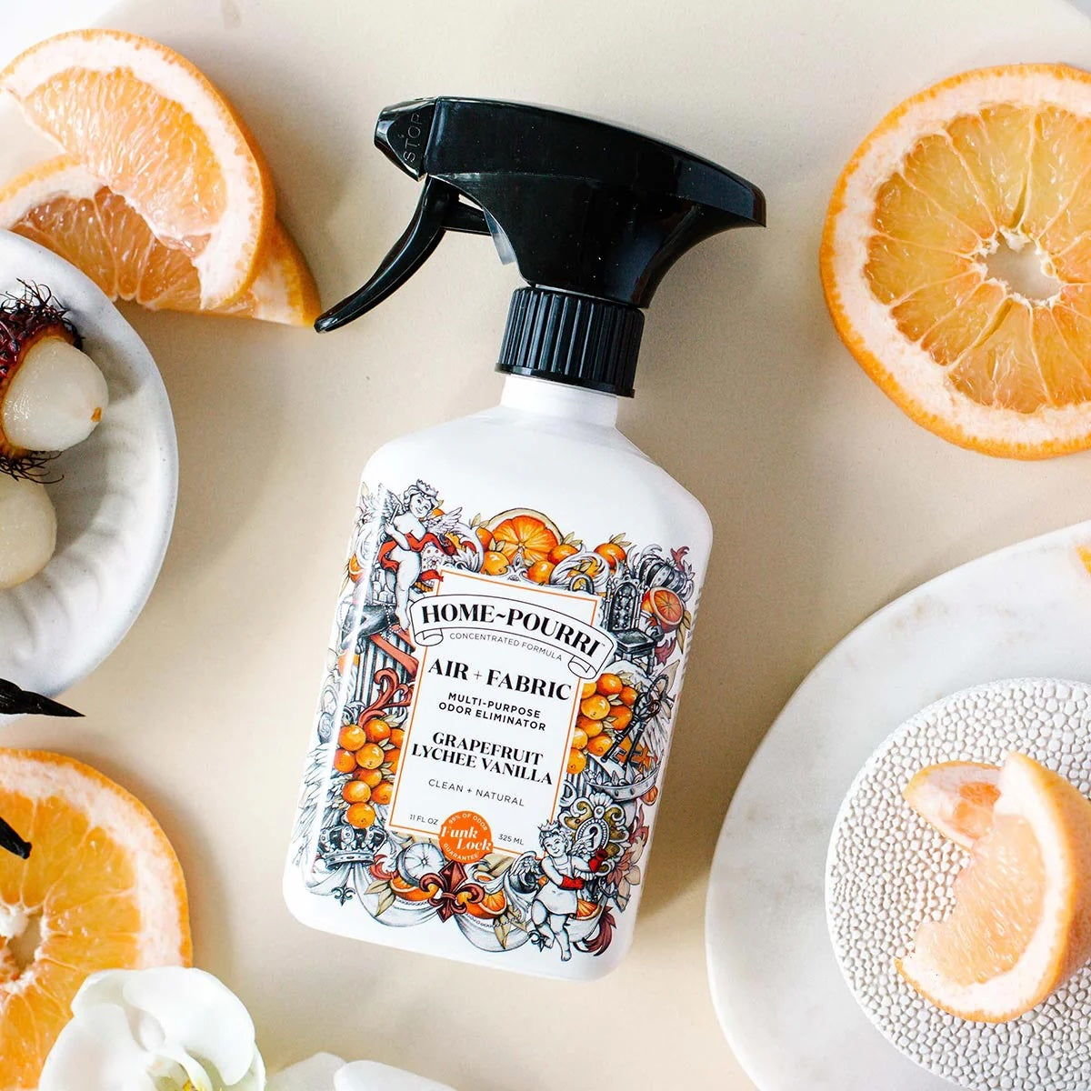Home~Pourri Multi-Purpose Odor Freshener - Grapefruit Lychee Vanilla
