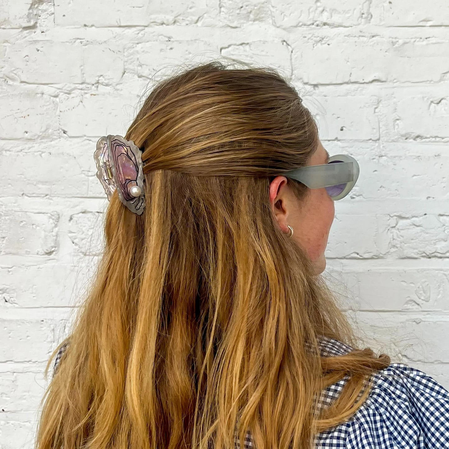 Jenny Lemons Midi Claw Clip - Oyster