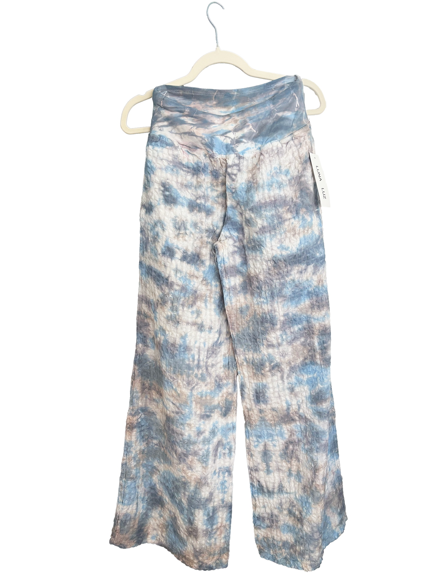 Luna Luz La Costa Pant - Light Blue/Khaki Tie Dye