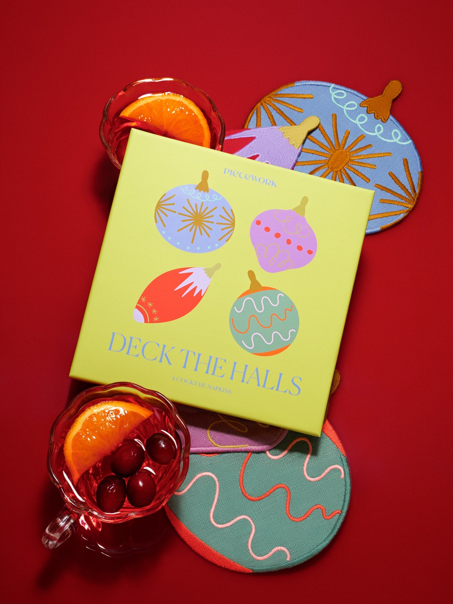 Novelty Cocktail Napkins - Deck the Halls