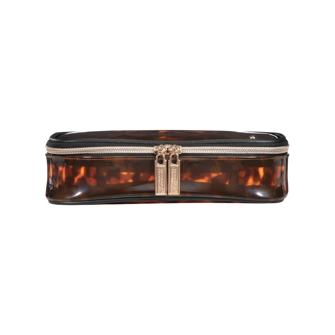 Stephanie Johnson - Claire Medium Makeup Case - Clear Tortoise