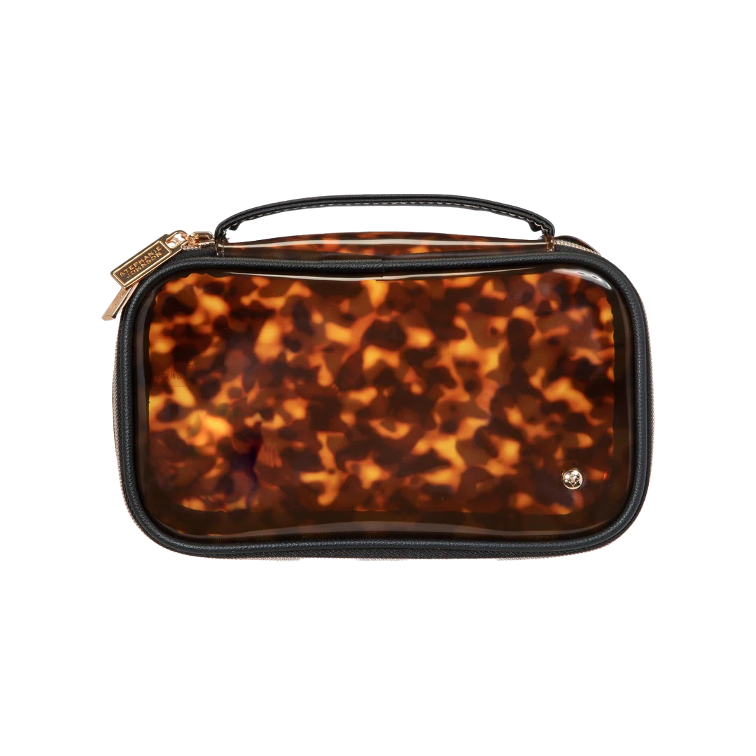 Stephanie Johnson - Claire Medium Makeup Case - Clear Tortoise