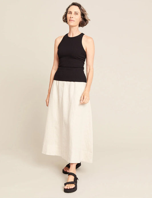 Boody Ribbed Racerback Tank - Black