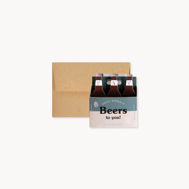 Greeting Card - Beers to You