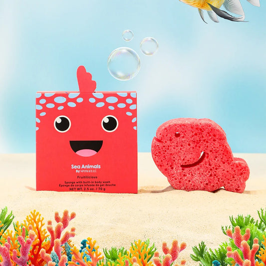 Spongellé Body Wash Infused Buffer - Sea Animal Collection