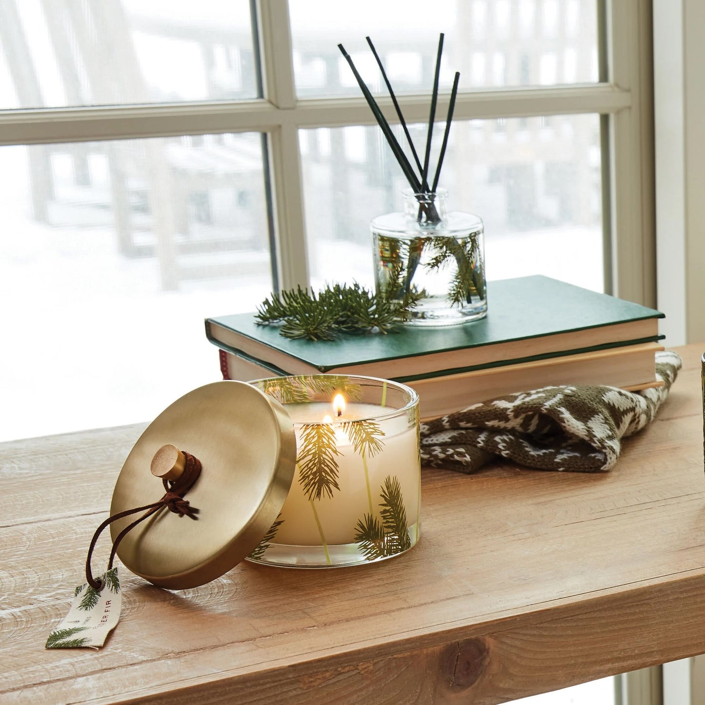 Thymes Frasier Fir Petite Pine Needle Reed Diffuser