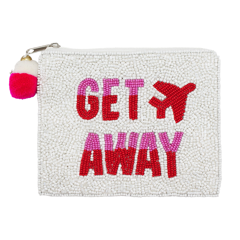 La Chic Designs Beaded Coin Purse - Get Away