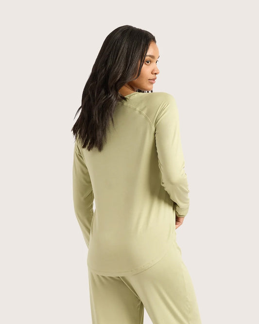 Boody Goodnight Raglan Top - Sage