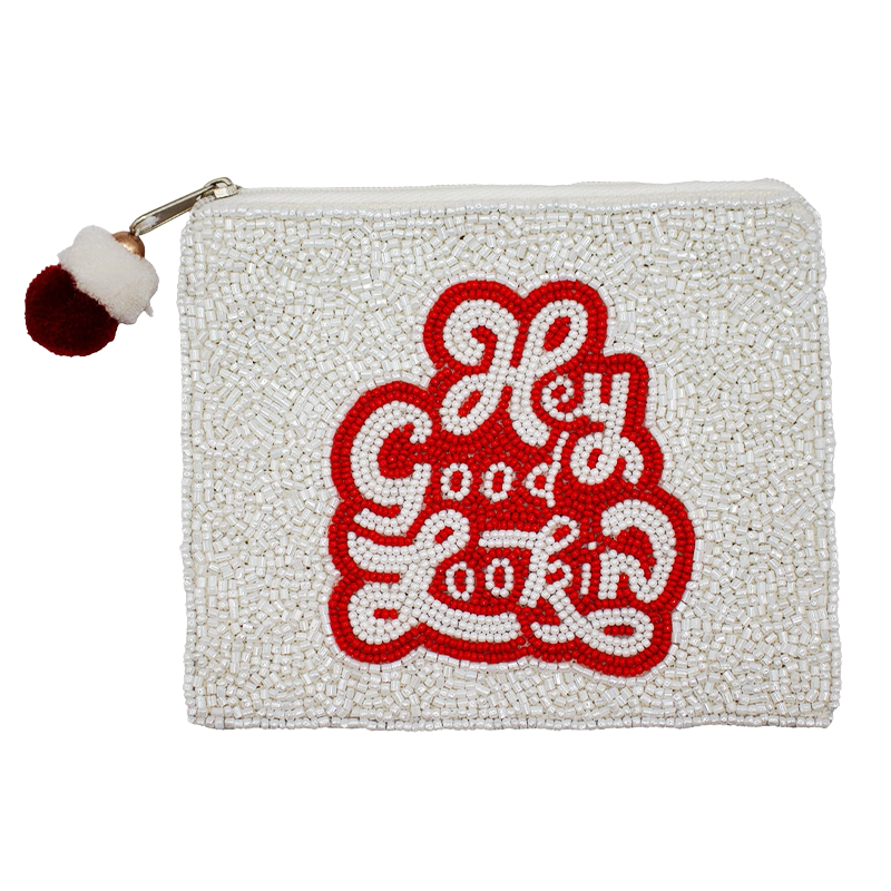 La Chic Designs Beaded Coin Purse - Hey Good Lookin