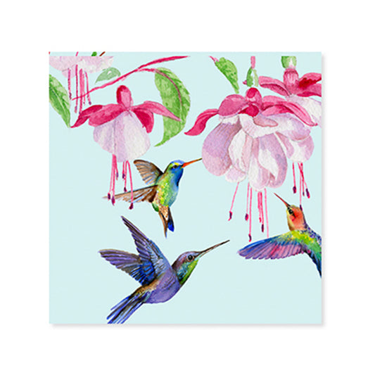 Greeting Card - Hummingbirds