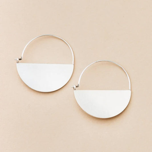 Scout Refined Earring Collection - Lunar Hoop