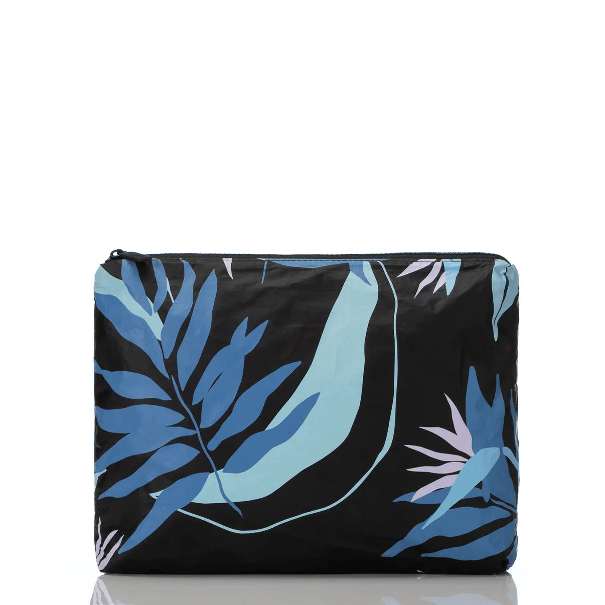Aloha Mid Pouch (one left) - Painted Birds Huckleberry