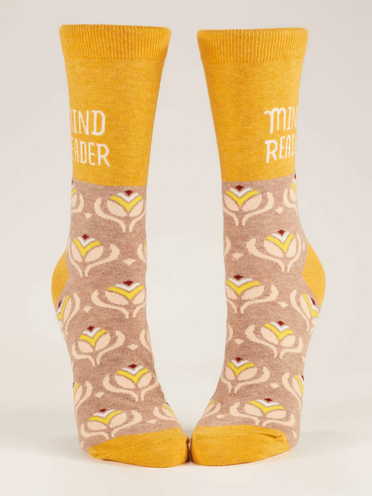 BlueQ Women's Crew Socks - Mind Reader