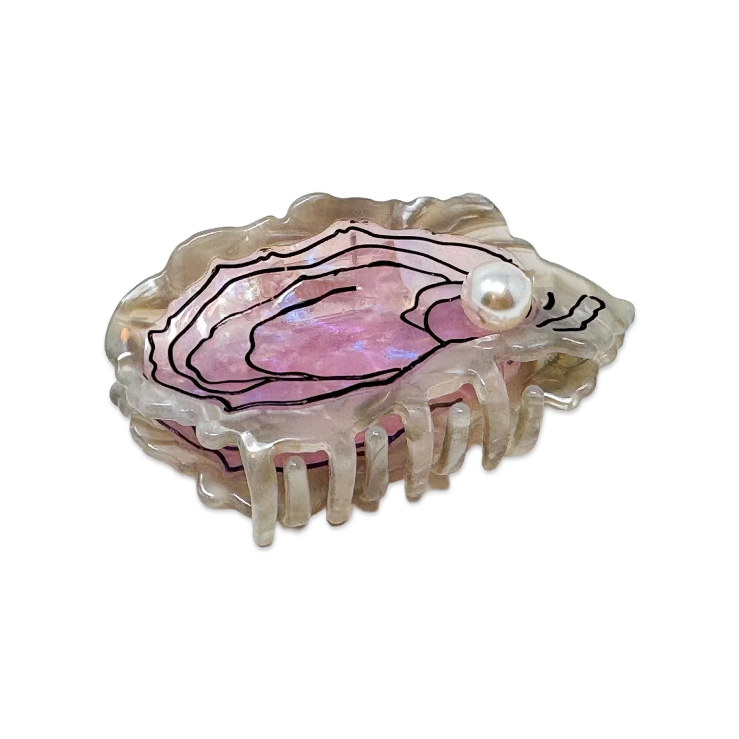 Jenny Lemons Midi Claw Clip - Oyster