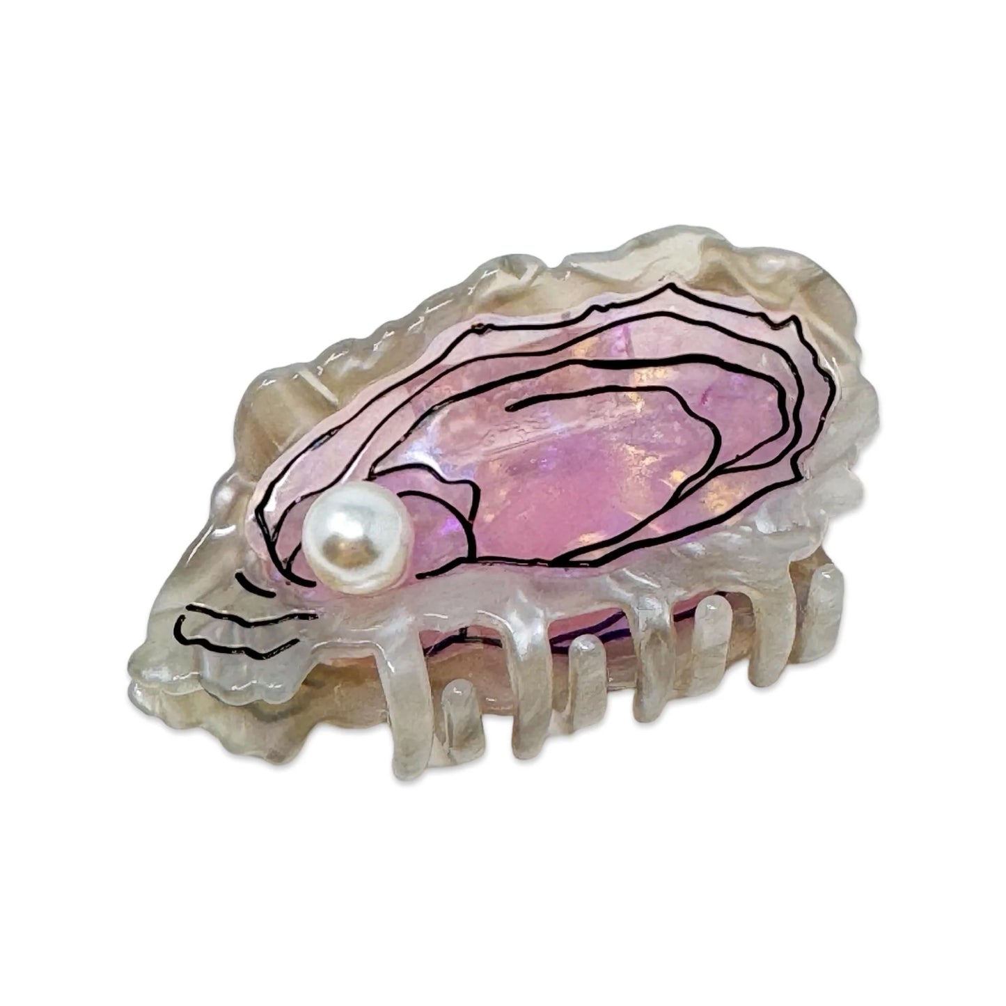 Jenny Lemons Midi Claw Clip - Oyster