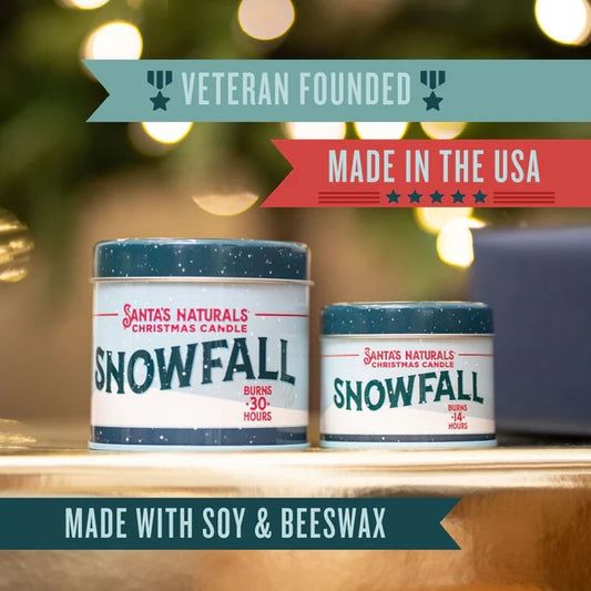 Santa's Naturals Snowfall Candle