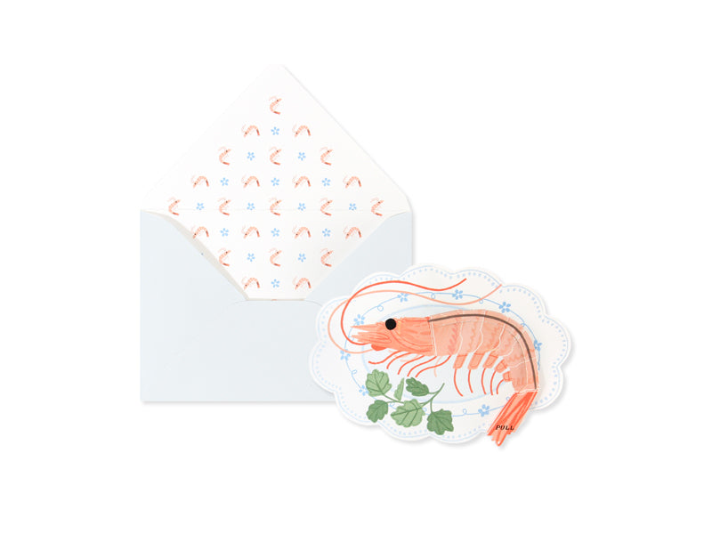 Greeting Card - Shrimp