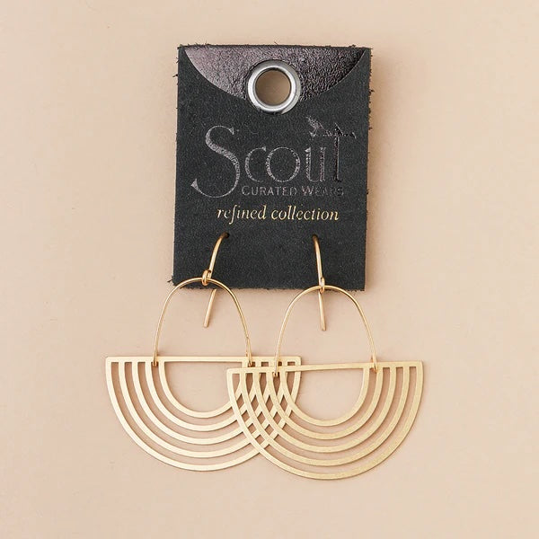 Scout Refined Earring Collection - Solar Rays