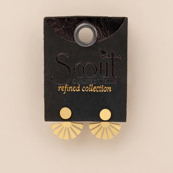 Scout Refined Earring Collection - Sunburst Ear Jacket