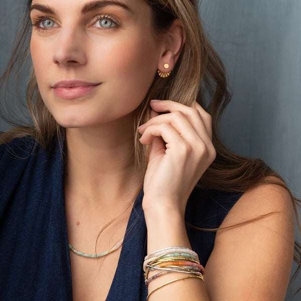 Scout Refined Earring Collection - Sunburst Ear Jacket