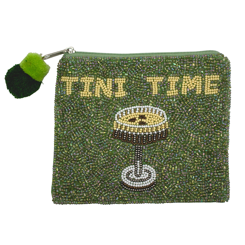 La Chic Designs Beaded Coin Purse - Tini Time
