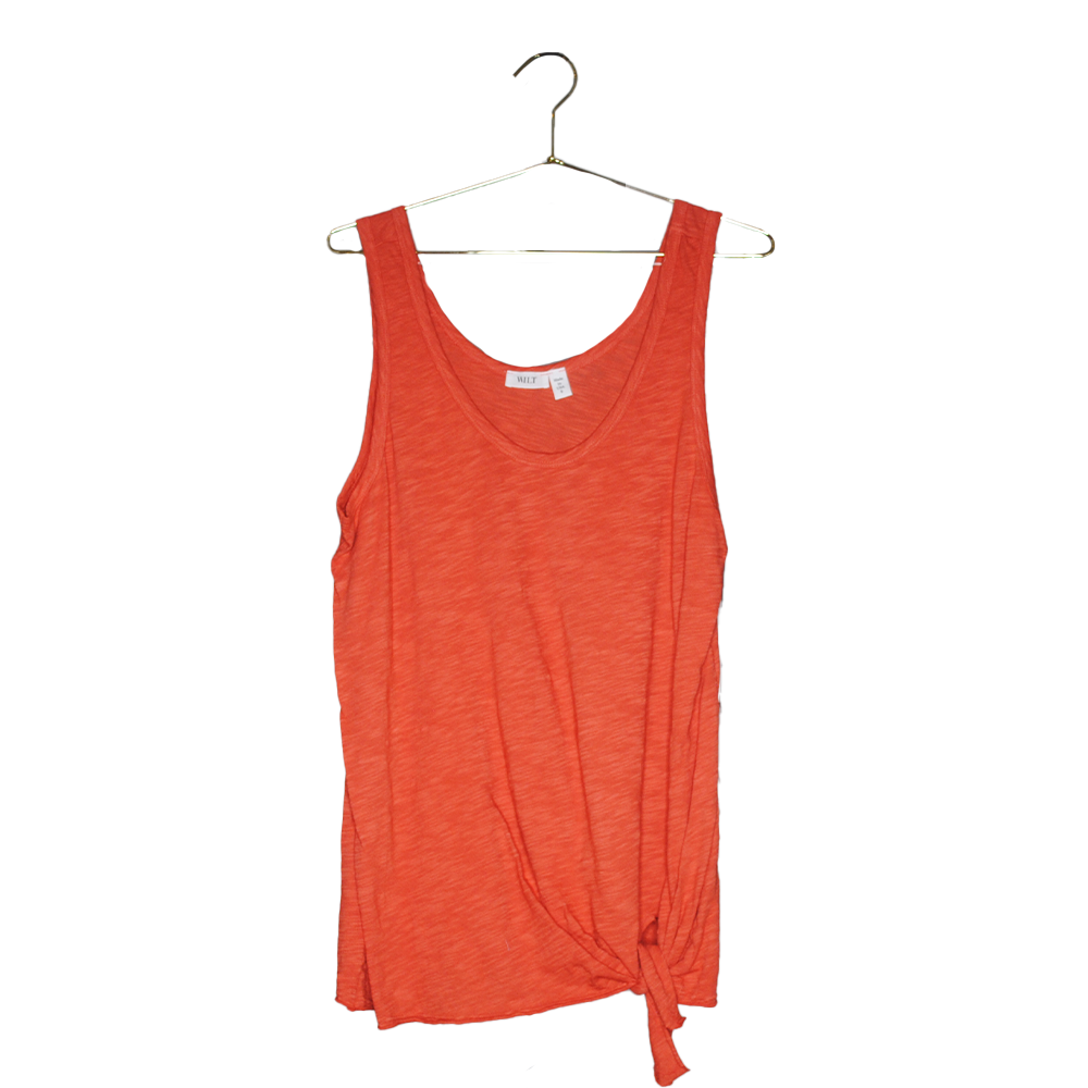 Wilt Side Tie Tank - Fire