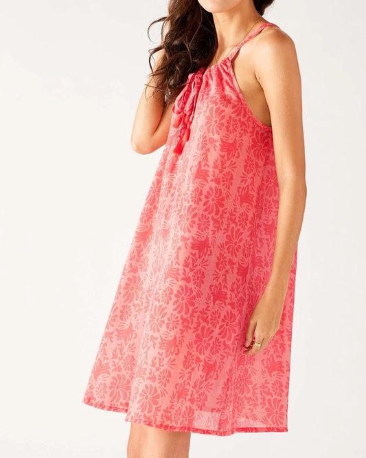 Mersea Light & Breezy Dress - Tropical Coral