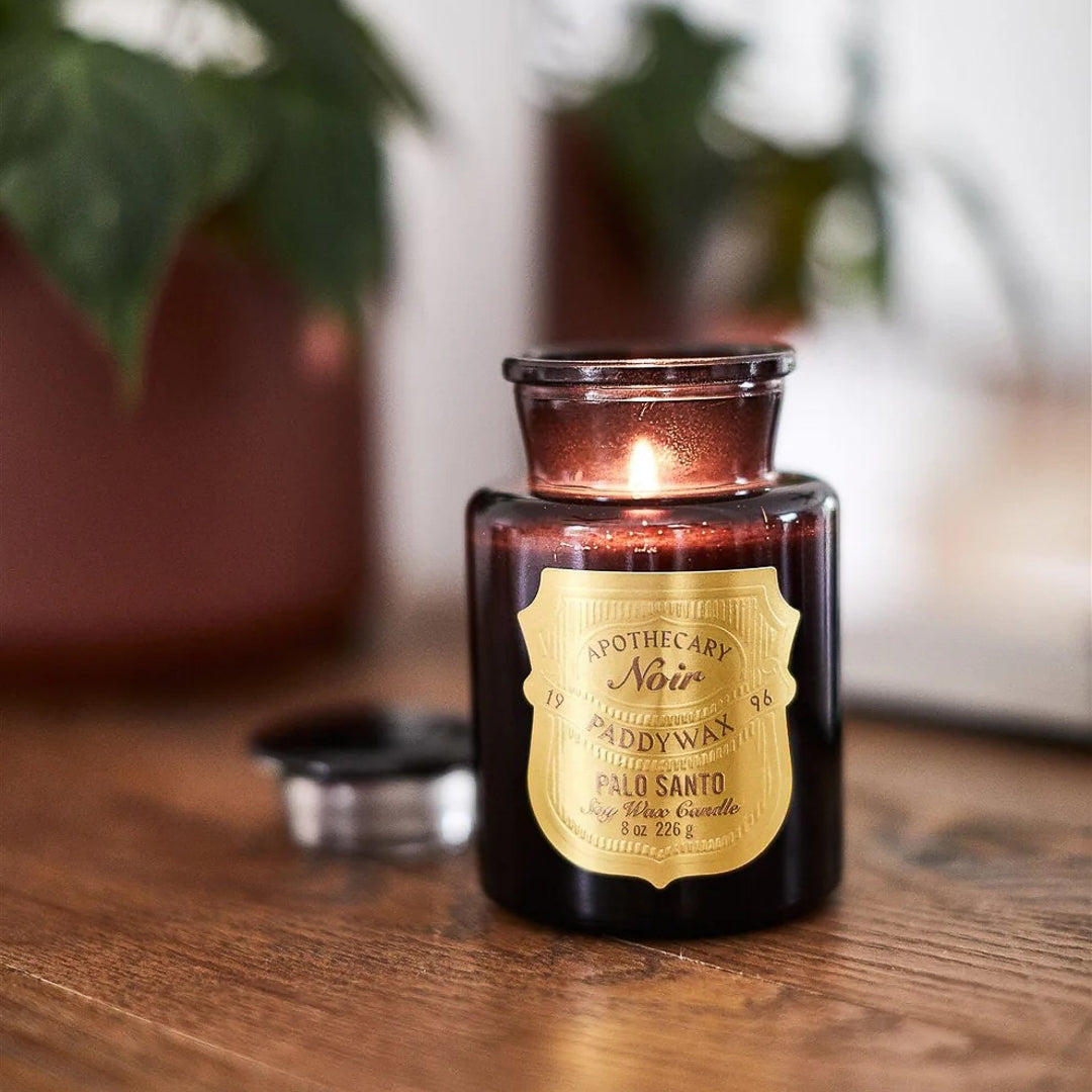 Paddywax Apothecary Noir Candle - Palo Santo