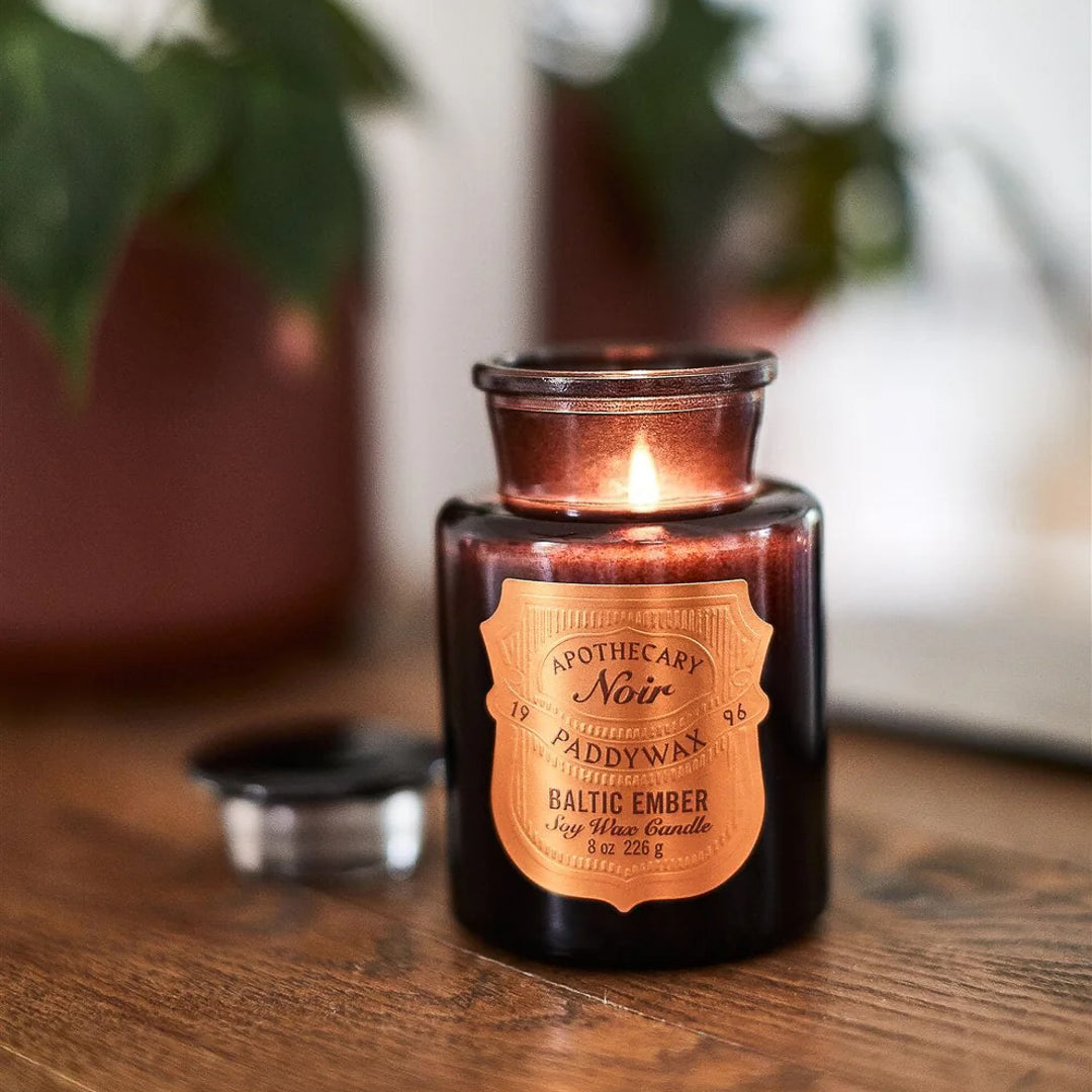 Paddywax Apothecary Noir Candle - Baltic Ember