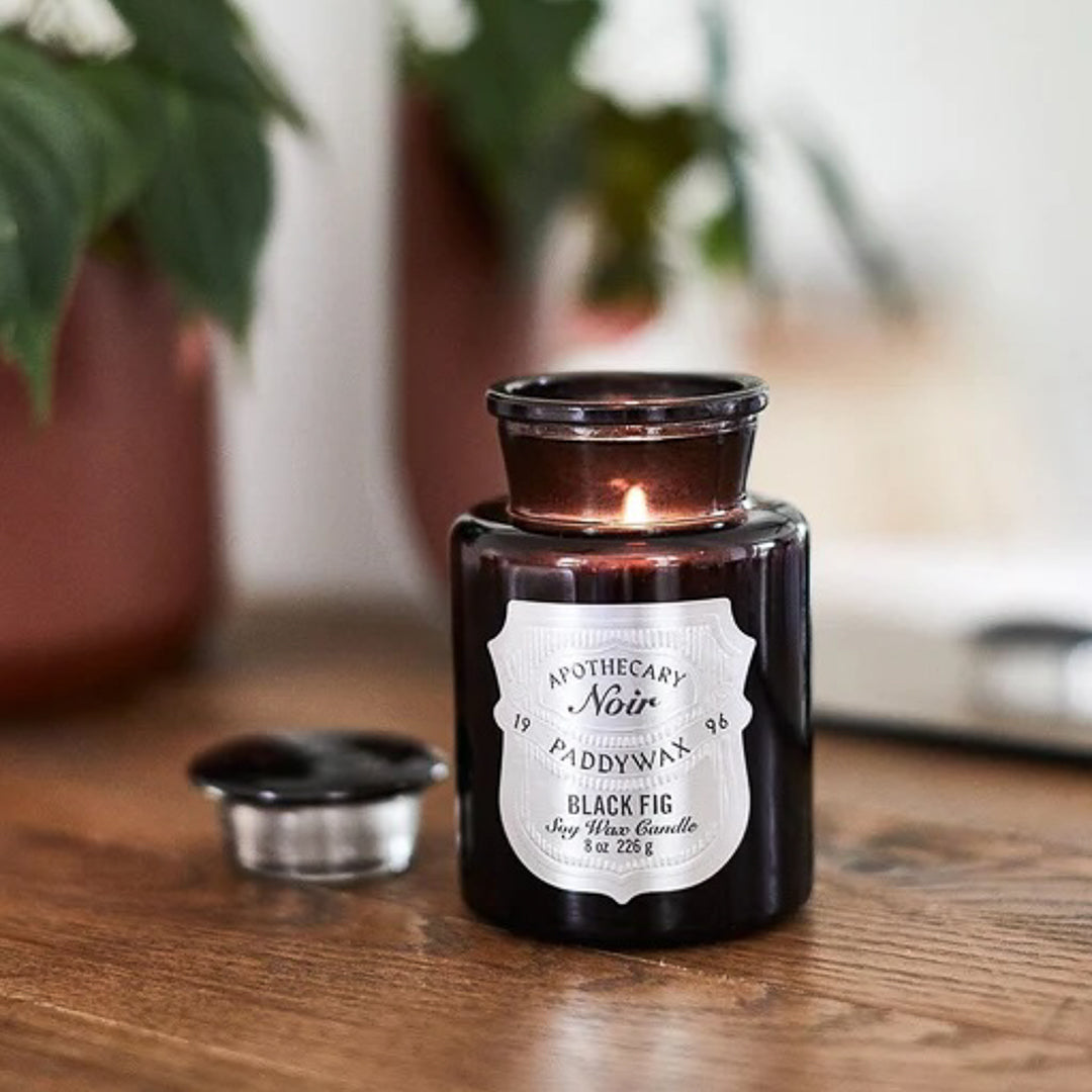 Paddywax Apothecary Noir Candle - Black Fig