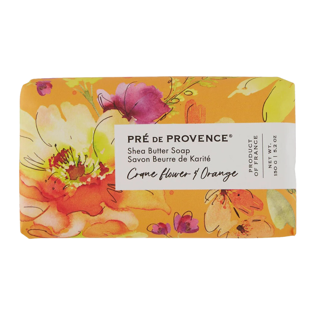 Pré de Provence Soap Bar - Crane Flower & Orange