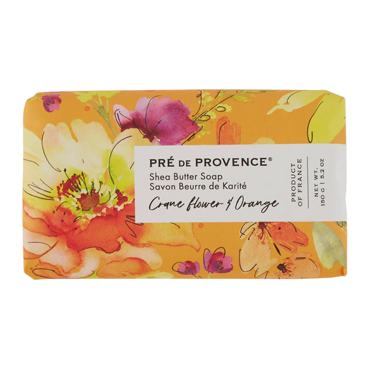 Pré de Provence Soap Bar - Crane Flower & Orange