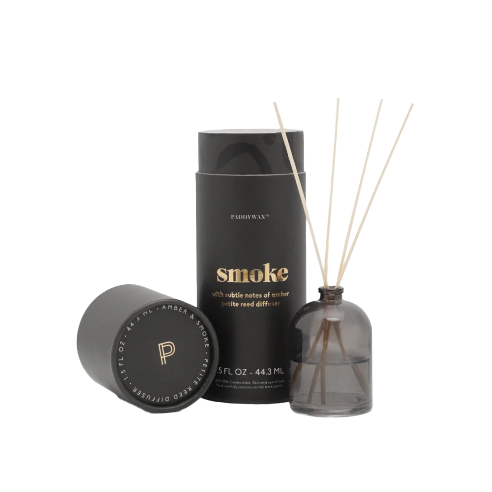 Paddywax Petite Reed Diffuser - Smoke