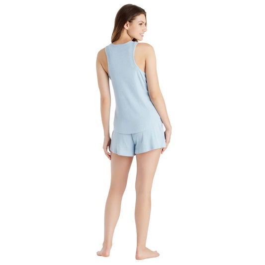 Softies Rib Dream Racerback Tank - Surf
