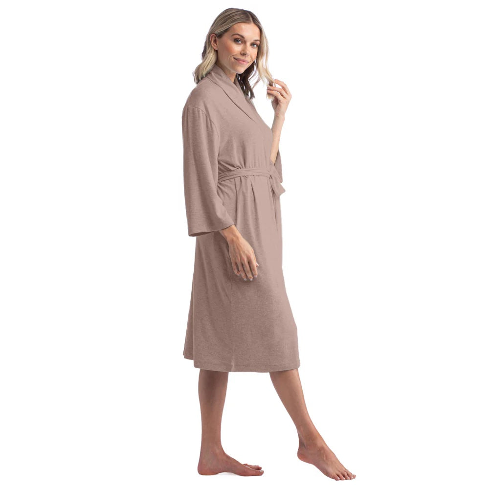 Softies Dream Shawl Collar Robe - Coco