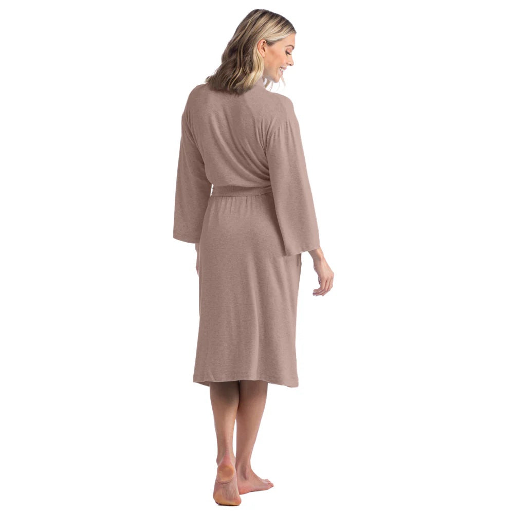 Softies Dream Shawl Collar Robe - Coco