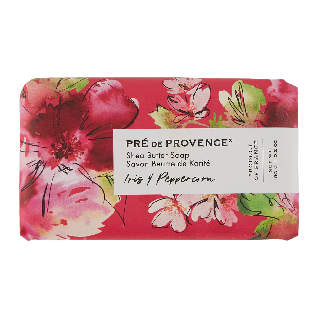 Pré de Provence Soap Bar - Iris & Peppercorn