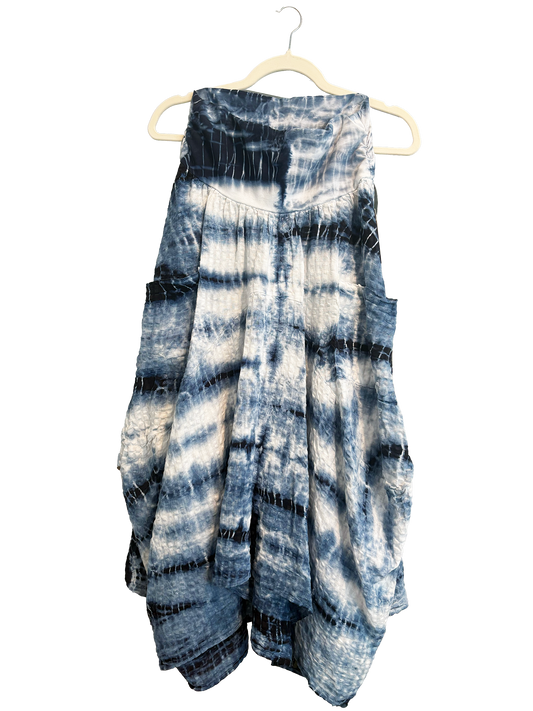 Luna Luz Paloma Skirt - Tie Dye Navy