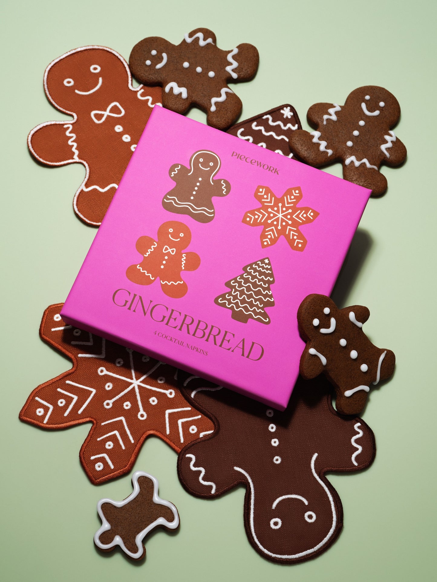 Novelty Cocktail Napkins - Gingerbread