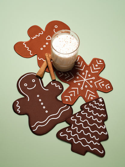 Novelty Cocktail Napkins - Gingerbread