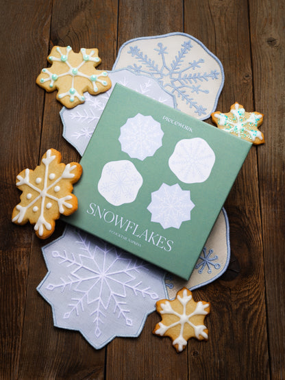 Novelty Cocktail Napkins - Snowflake