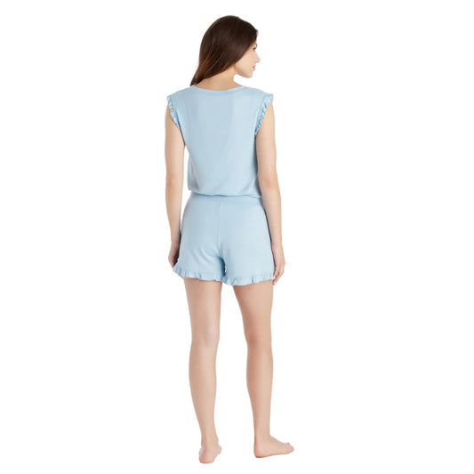 Softies Dream Ruffle Top - Surf