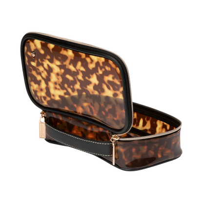 Stephanie Johnson - Claire Medium Makeup Case - Clear Tortoise